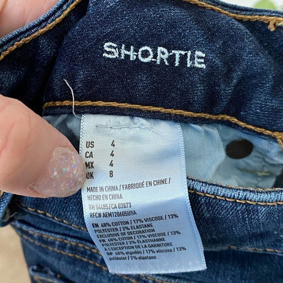 American Eagle Shortie Shorts Size 4 - Picture 4 of 7